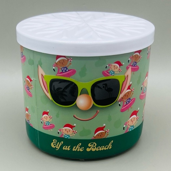 Bath & Body Works Holiday Fresh Balsam 3 Wick Candle with Box - Picture 4 of 8